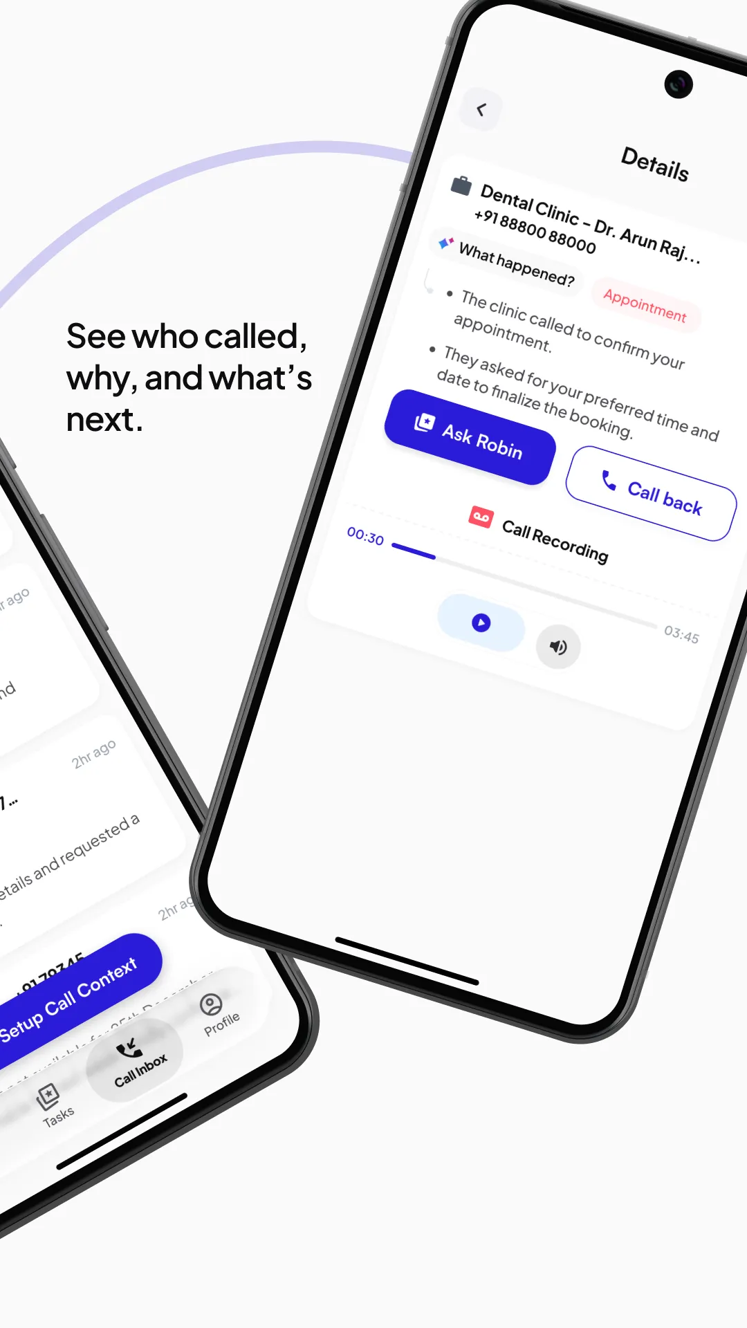 hiRobin - AI Call Assistant | Indus Appstore | Screenshot