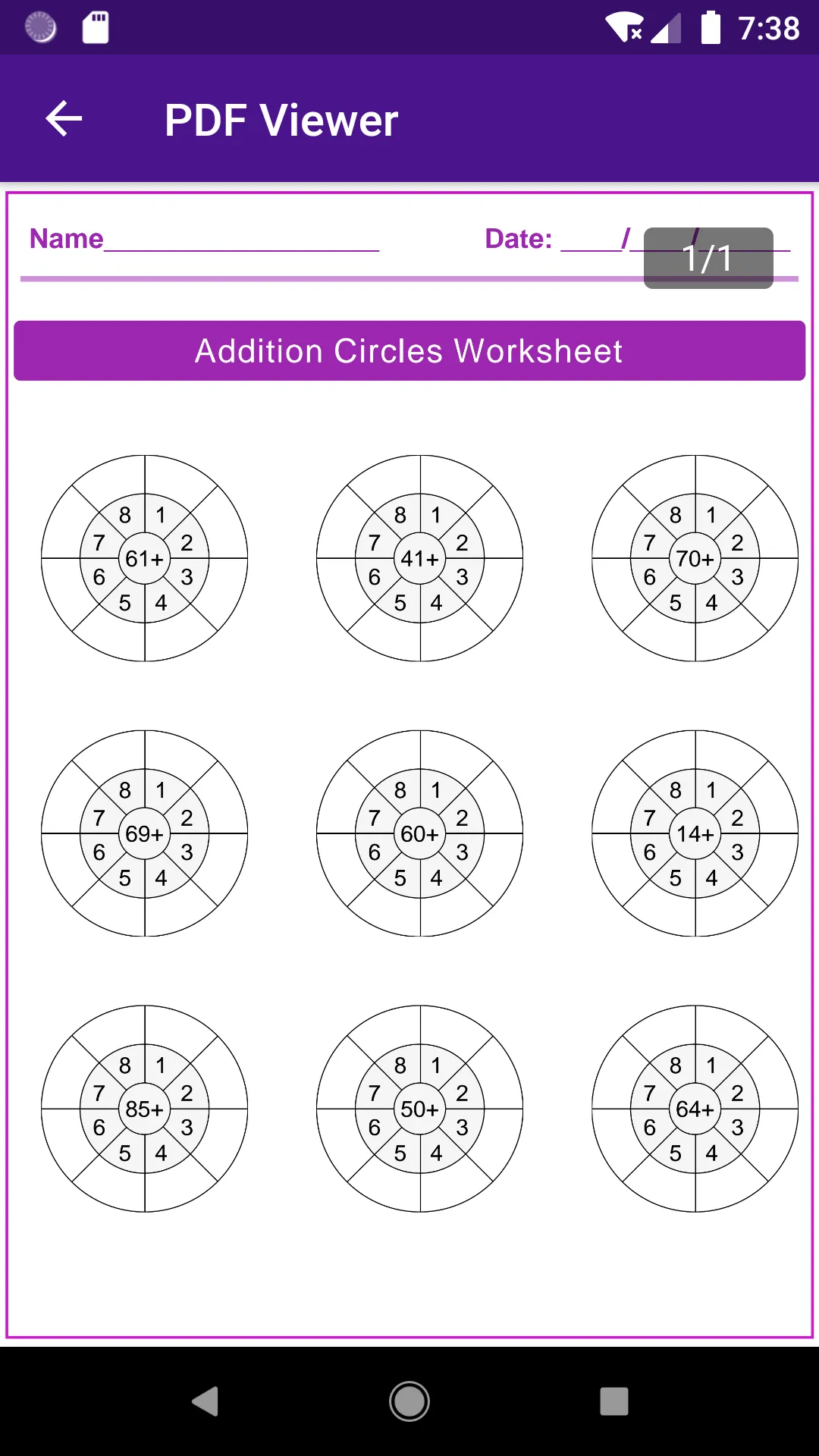 Math Long Addition | Indus Appstore | Screenshot