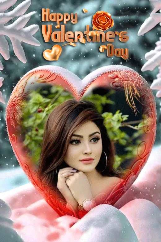 Valentine day photo frame 2024 | Indus Appstore | Screenshot