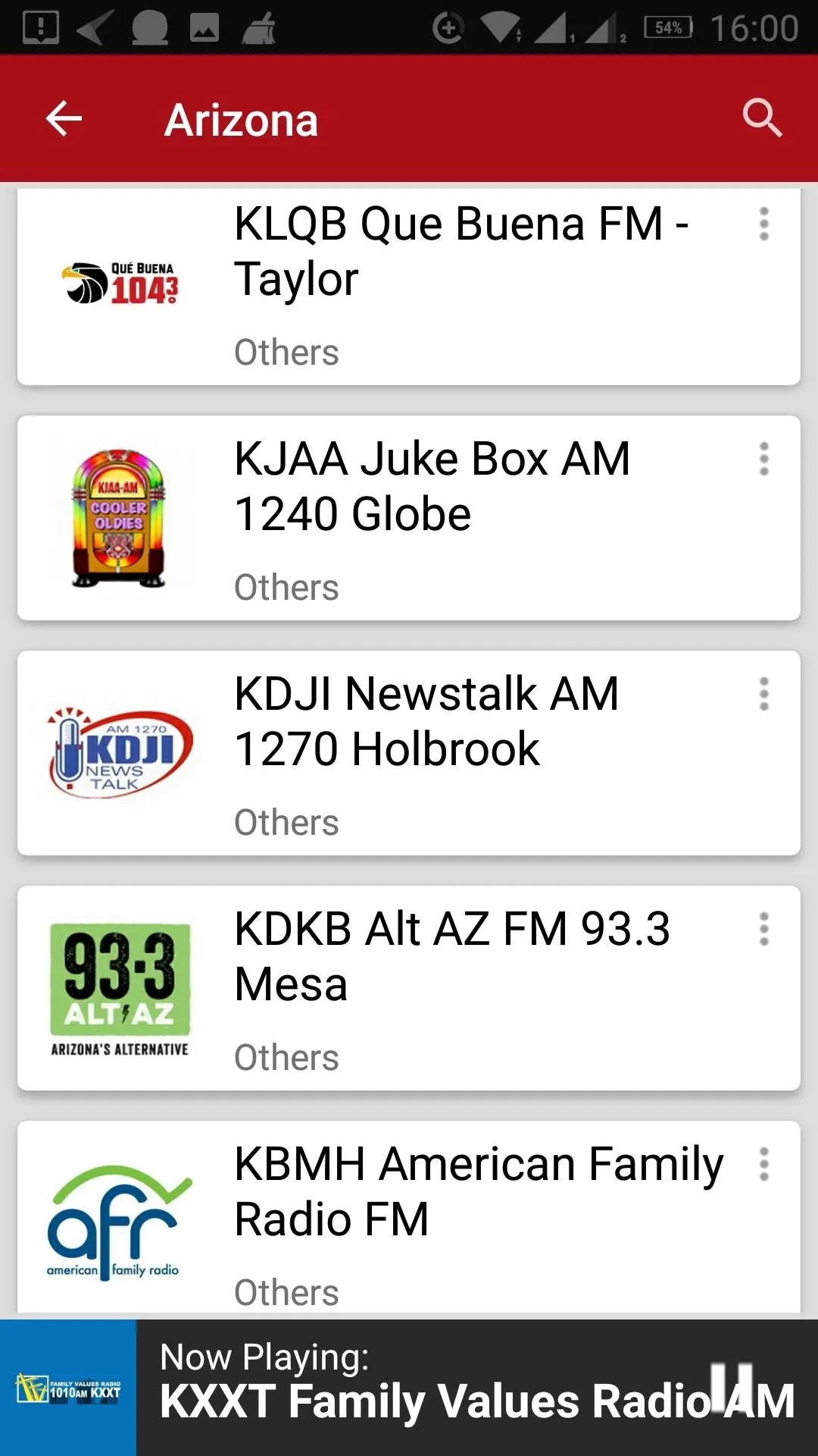 Arizona Radio Stations - USA | Indus Appstore | Screenshot