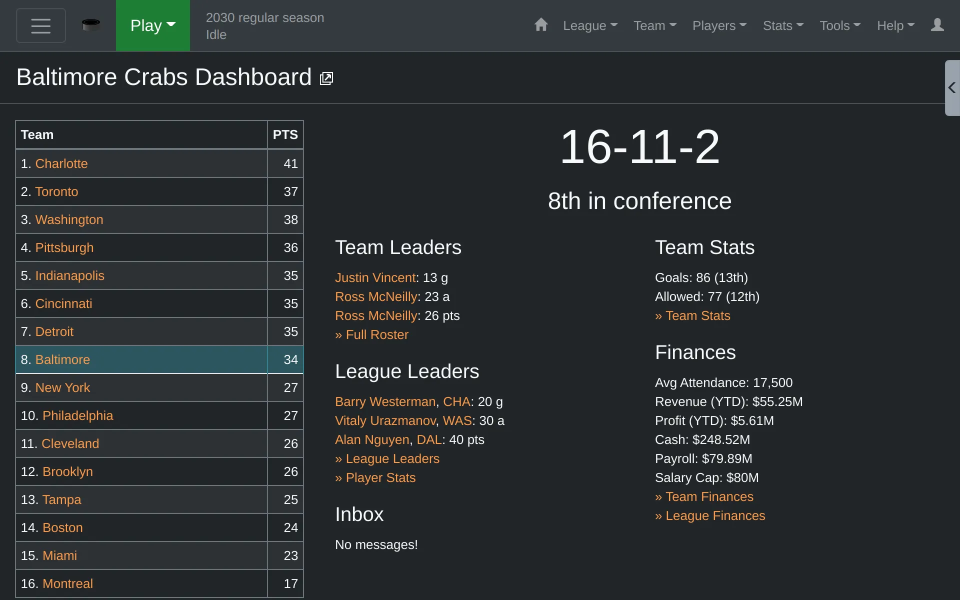 ZenGM Hockey | Indus Appstore | Screenshot