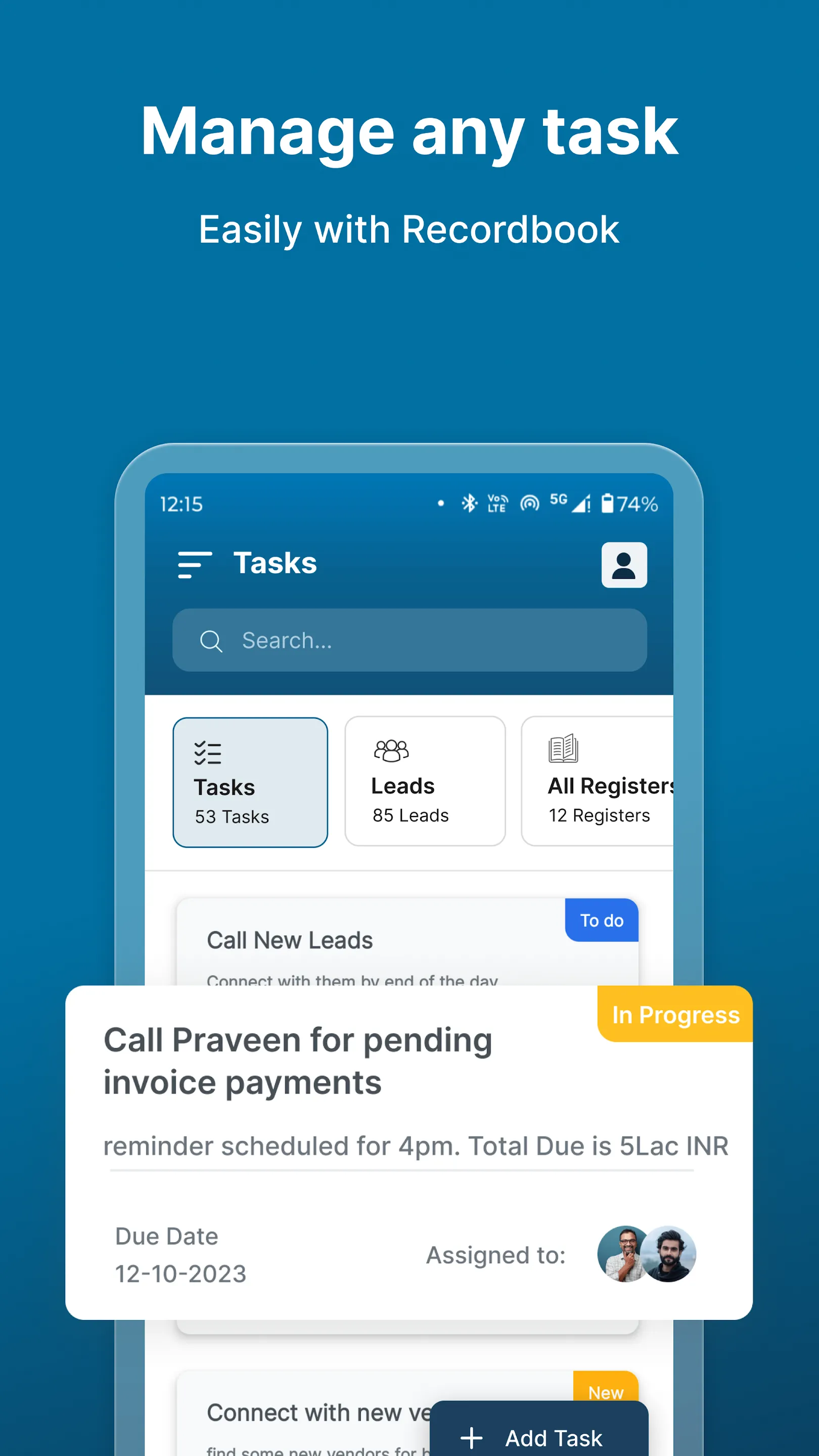 Record Book Excel RegisterBook | Indus Appstore | Screenshot