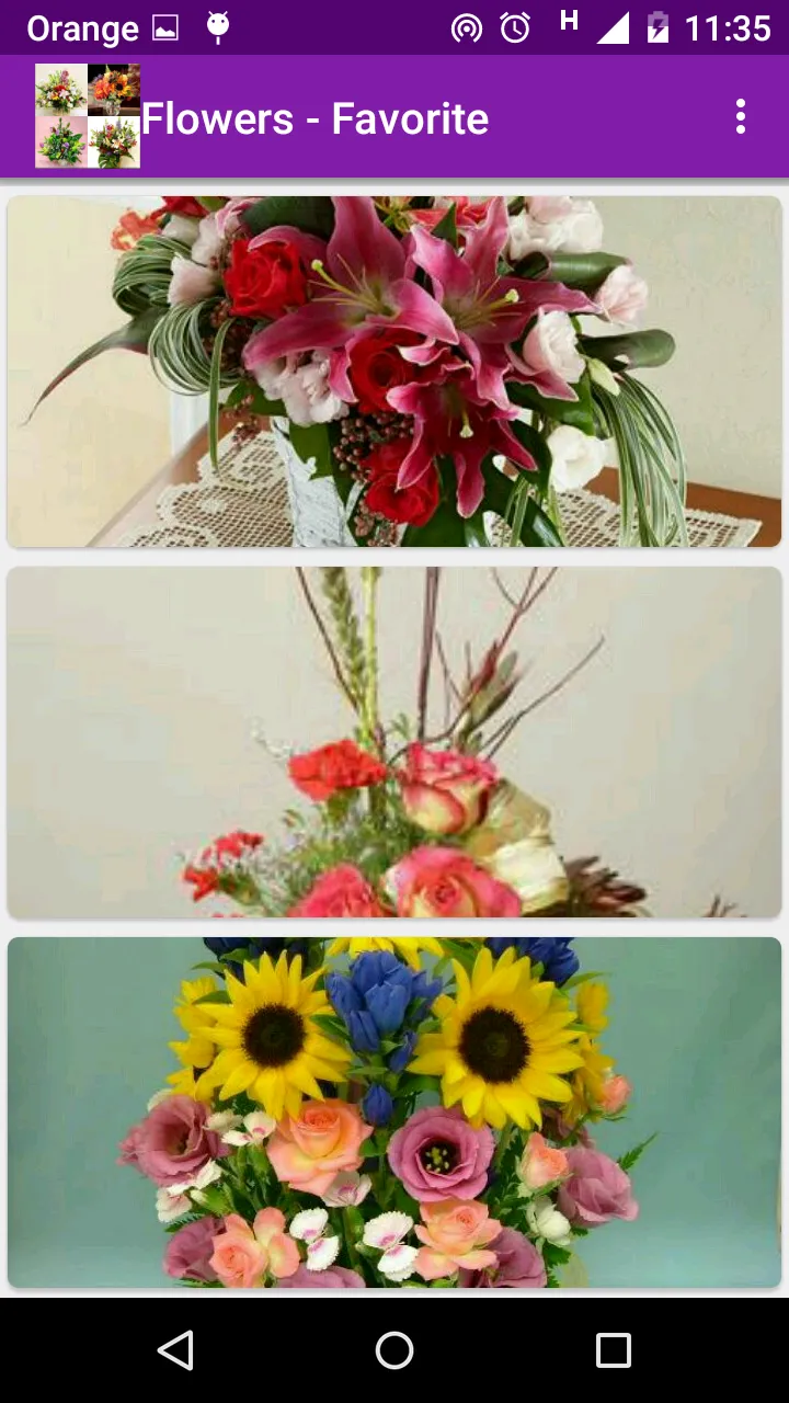 1000 flower arrangements | Indus Appstore | Screenshot