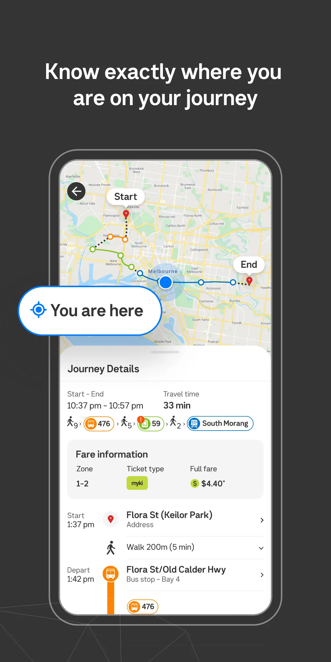 Public Transport Victoria app | Indus Appstore | Screenshot