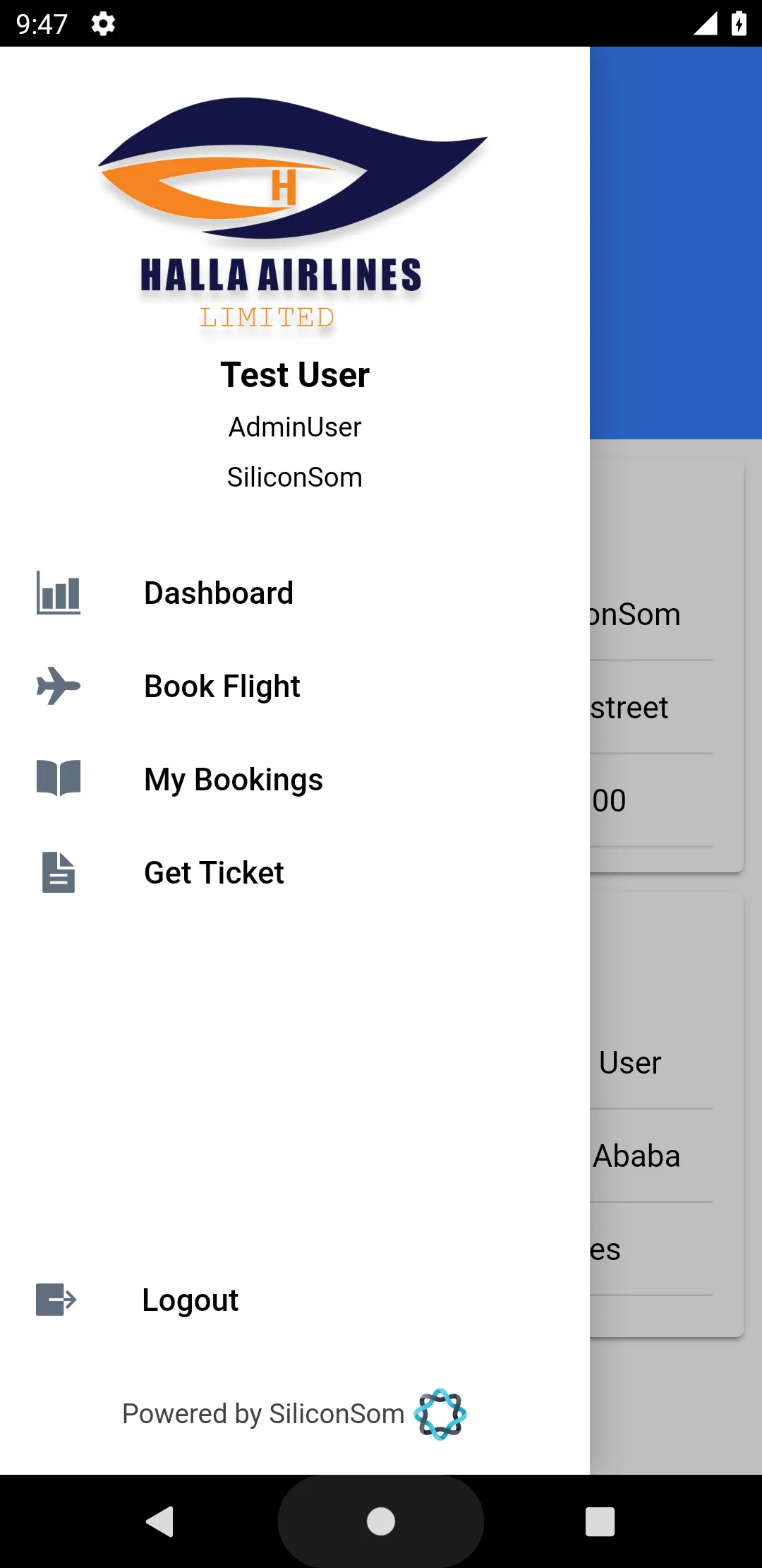 Halla Airlines | Indus Appstore | Screenshot