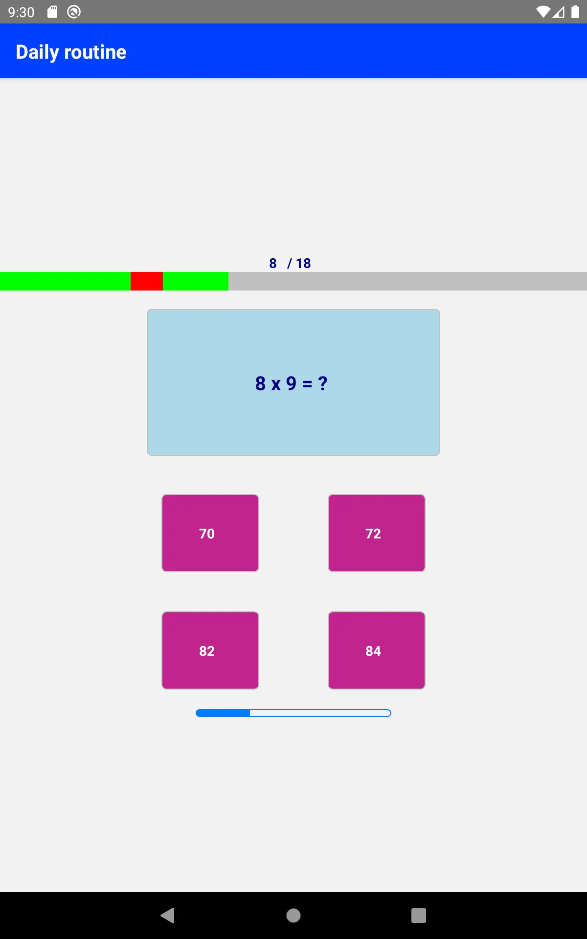 9x9 - Multiplication game | Indus Appstore | Screenshot