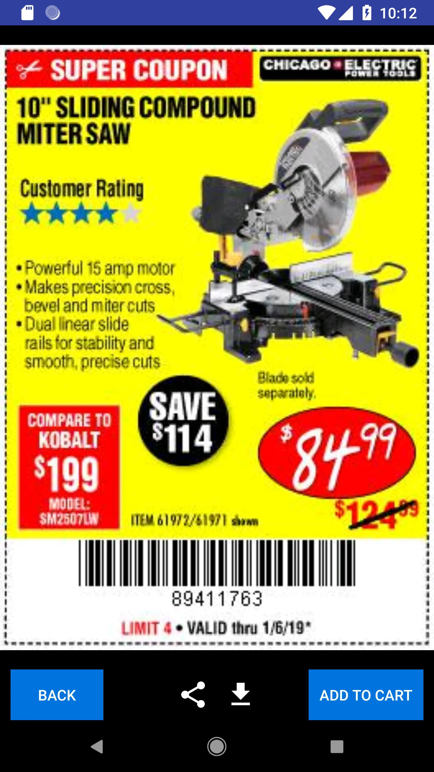 Coupons for Harbor Freight | Indus Appstore | Screenshot