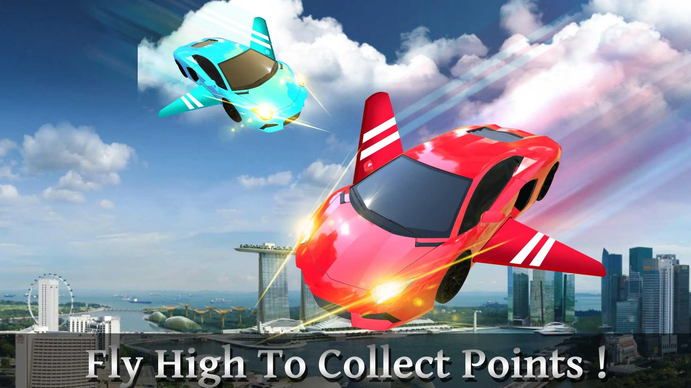 Flying Sports Car | Indus Appstore | Screenshot