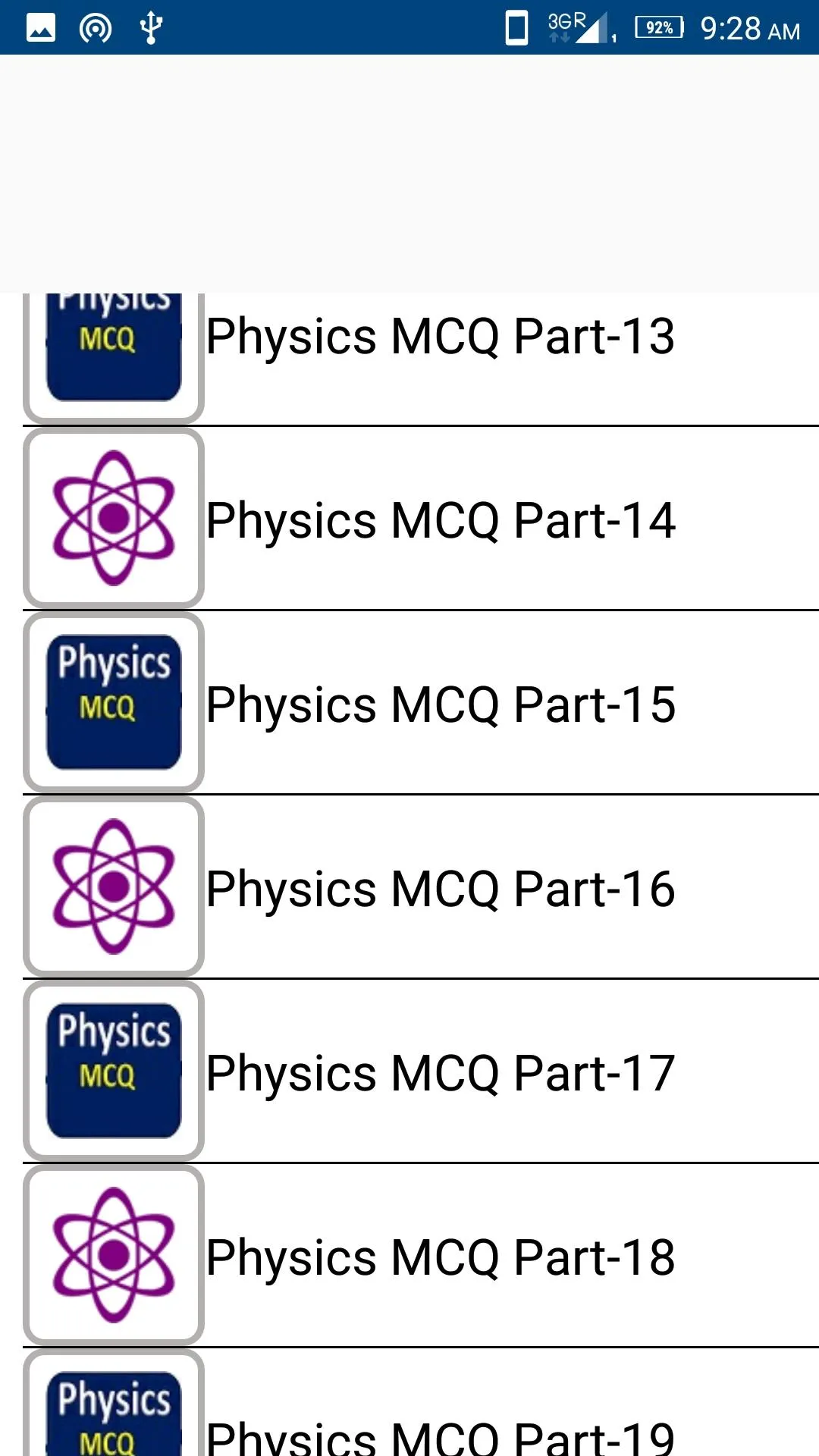 General Science Physics Test | Indus Appstore | Screenshot