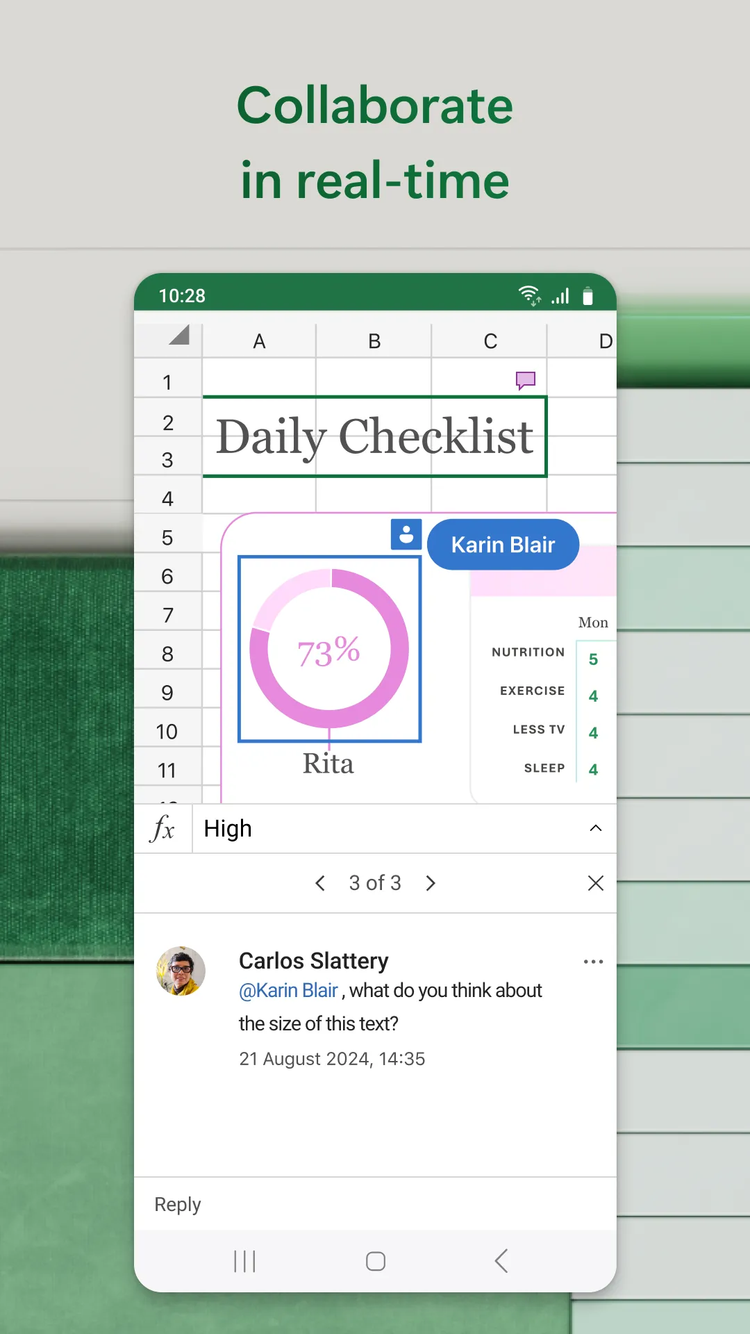 Microsoft Excel: Spreadsheets | Indus Appstore | Screenshot