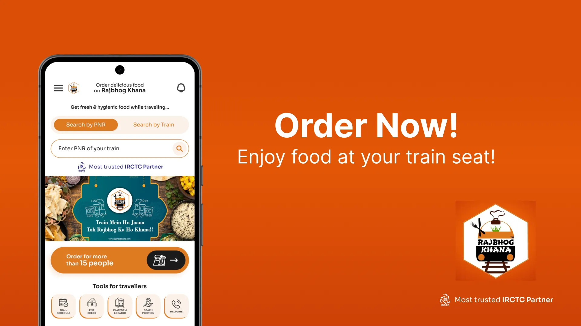 Rajbhog Khana - food on train | Indus Appstore | Screenshot