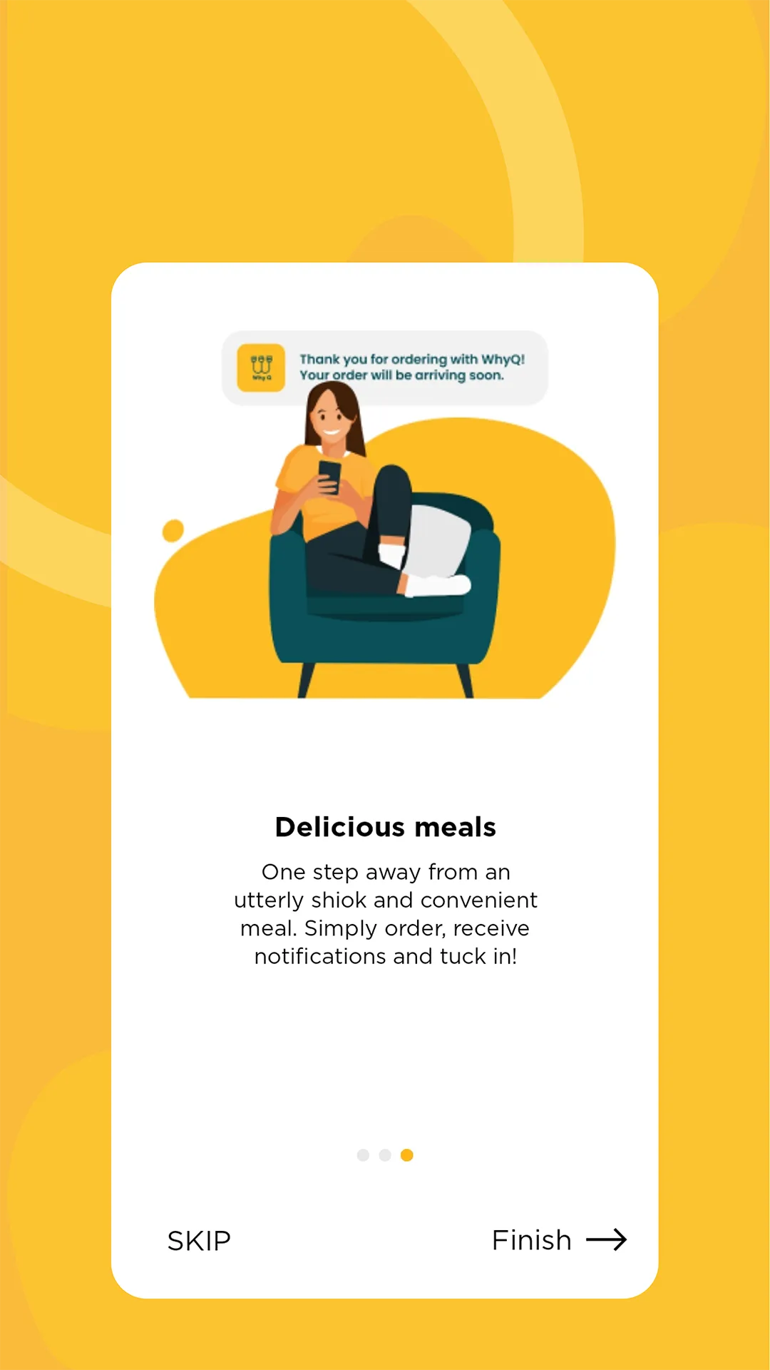 WhyQ Shiok Hawker Delivery | Indus Appstore | Screenshot