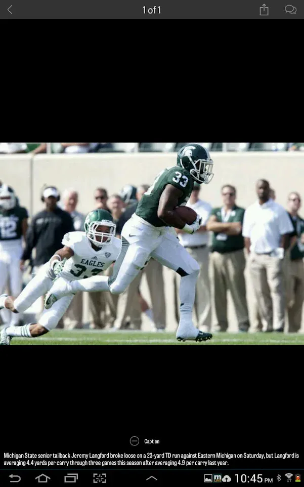 MLive.com: MSU Football News | Indus Appstore | Screenshot