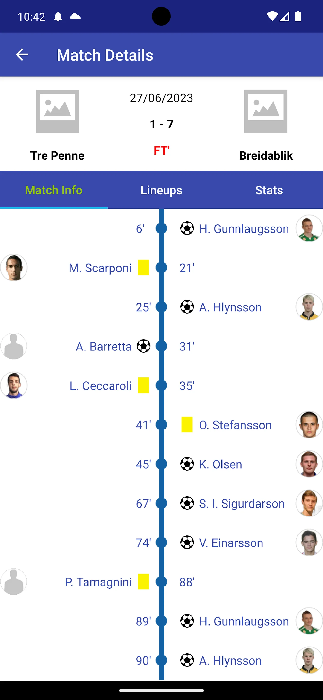 Live Soccer Updates Score | Indus Appstore | Screenshot