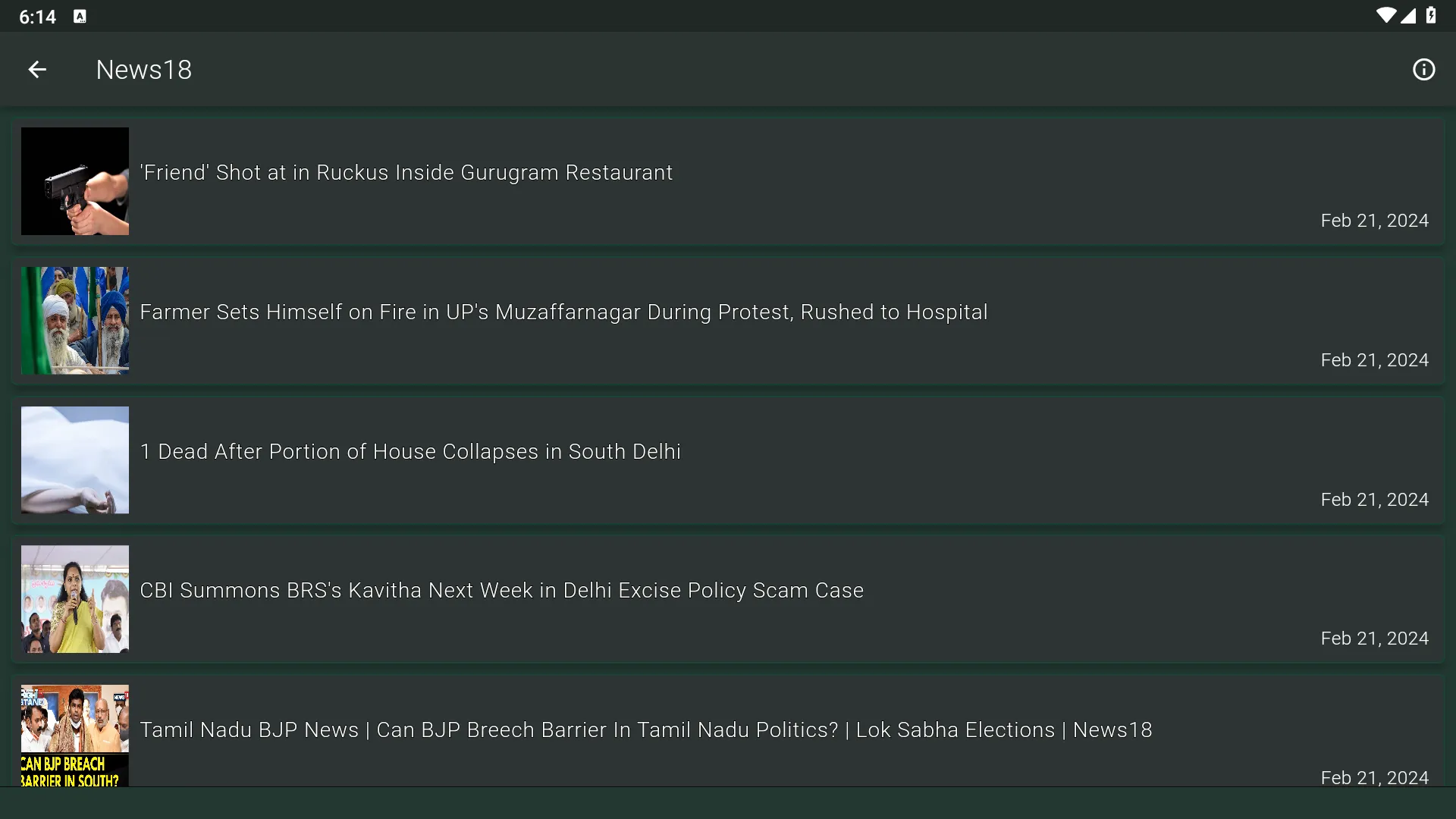 India Online News RSS Feeds | Indus Appstore | Screenshot