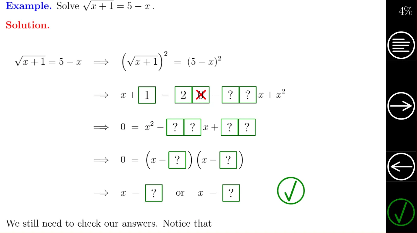 Algebra Tutorial 5 | Indus Appstore | Screenshot