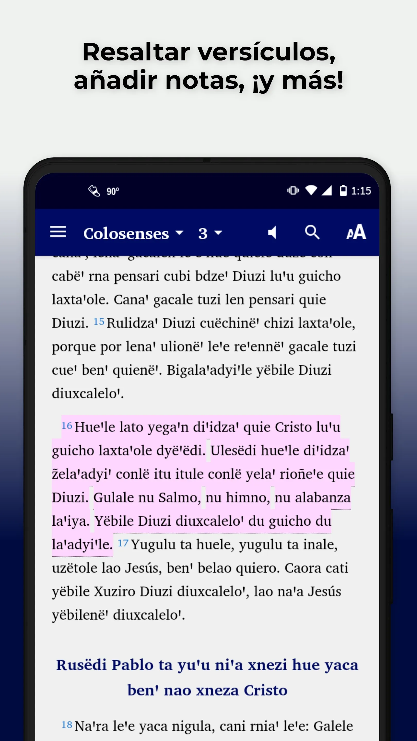 Zapotec Choapan Bible | Indus Appstore | Screenshot