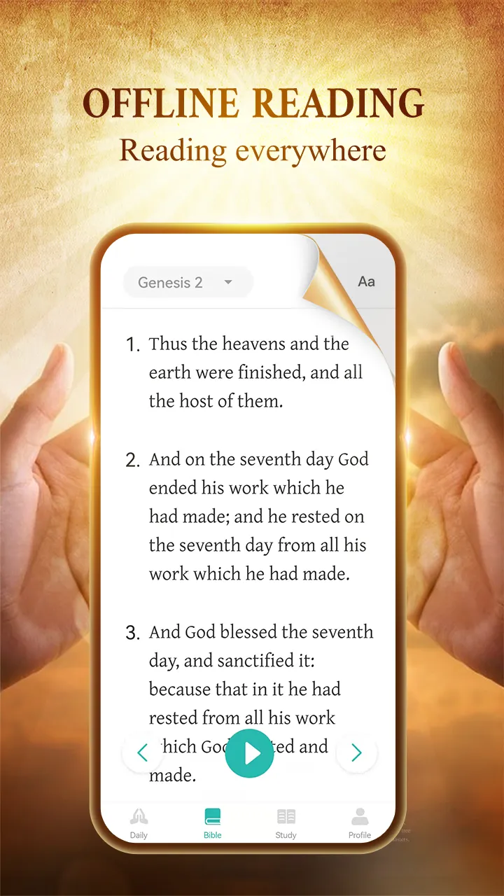 Bible - Study, Audio & Quiz | Indus Appstore | Screenshot