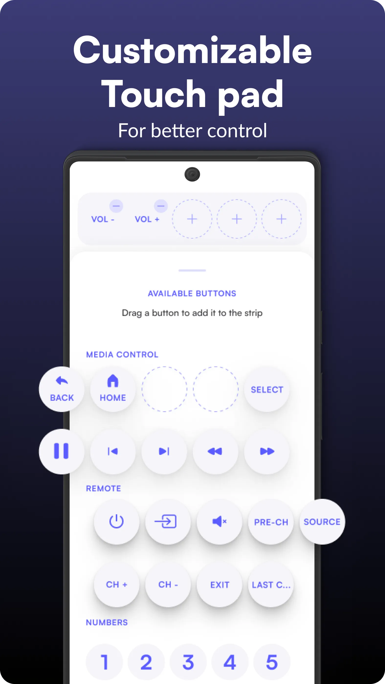 Remote control for TCL TVs | Indus Appstore | Screenshot