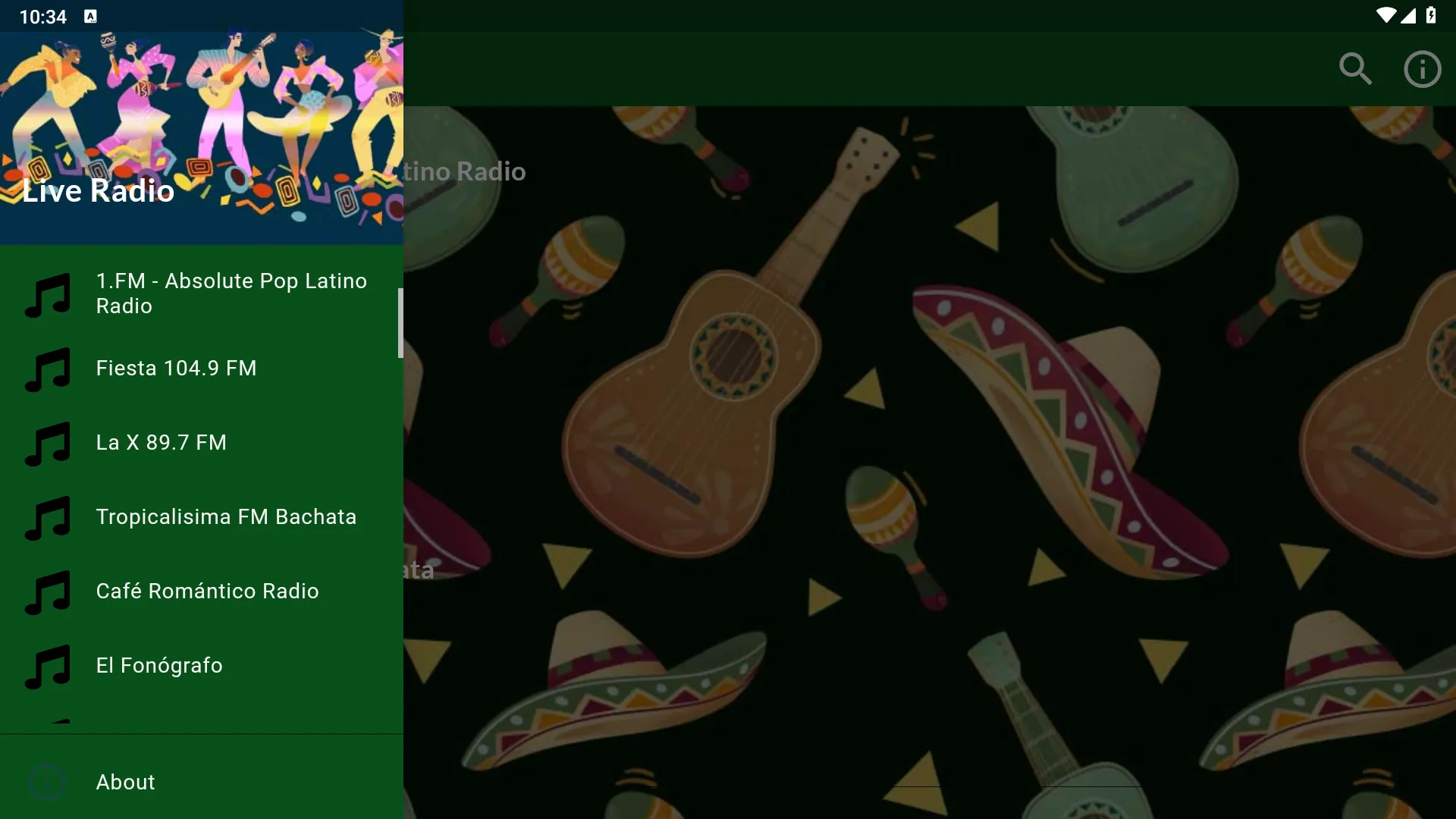 Latin Radio - Live Music | Indus Appstore | Screenshot