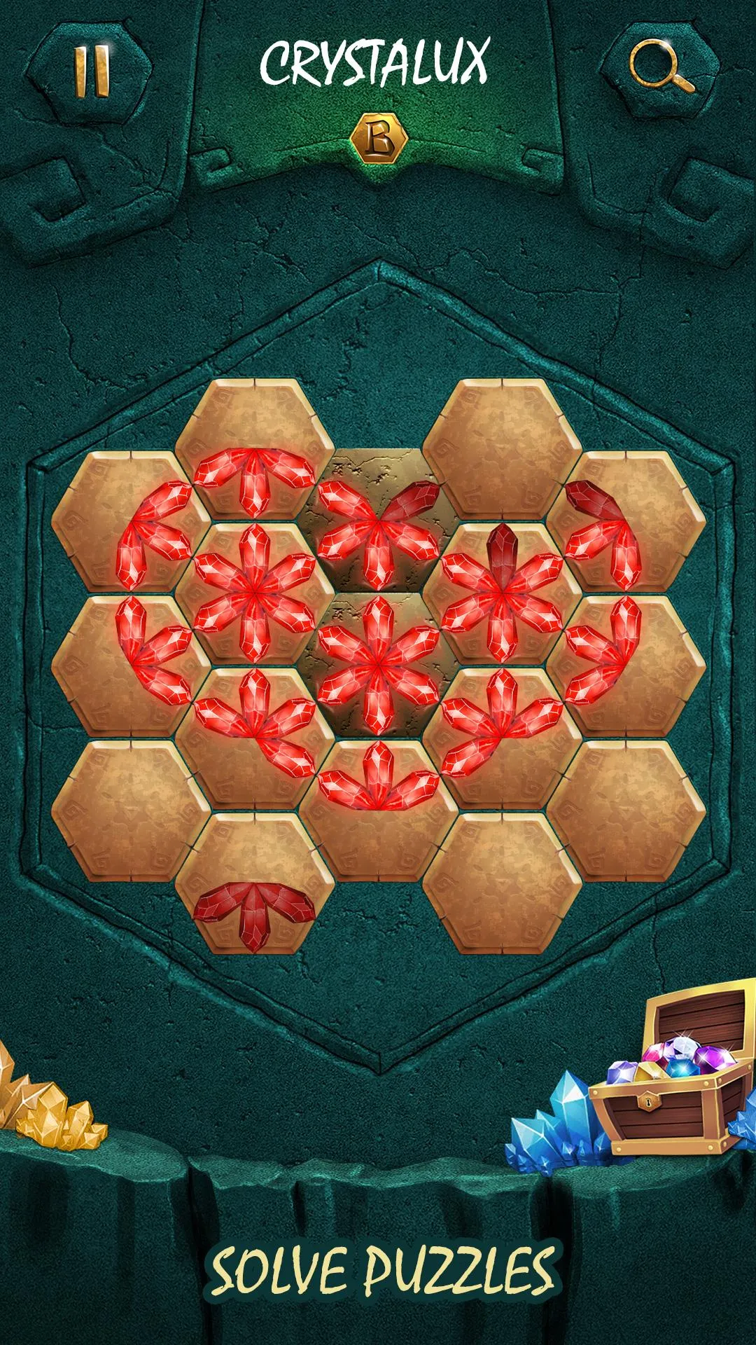 Crystalux: Zen Match Puzzle | Indus Appstore | Screenshot