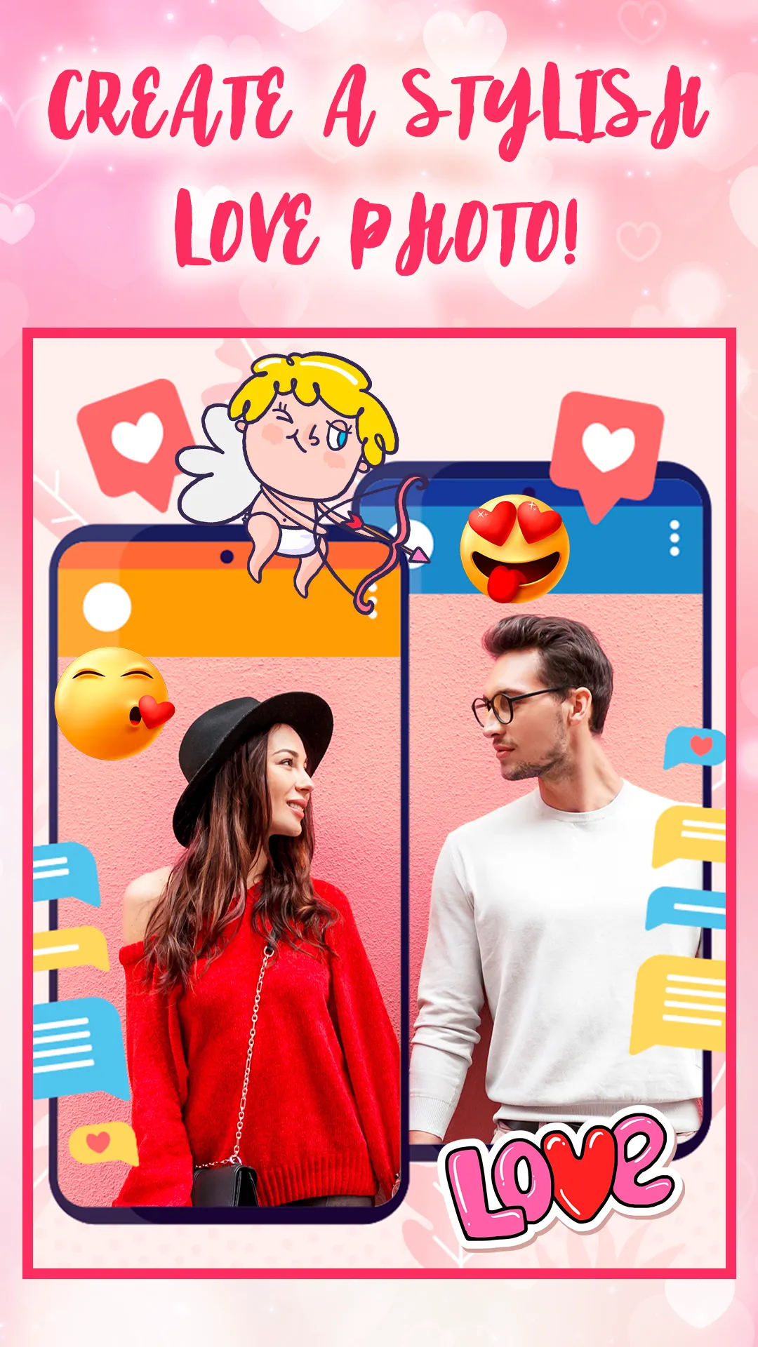 Love Photo Frames & Emojis | Indus Appstore | Screenshot