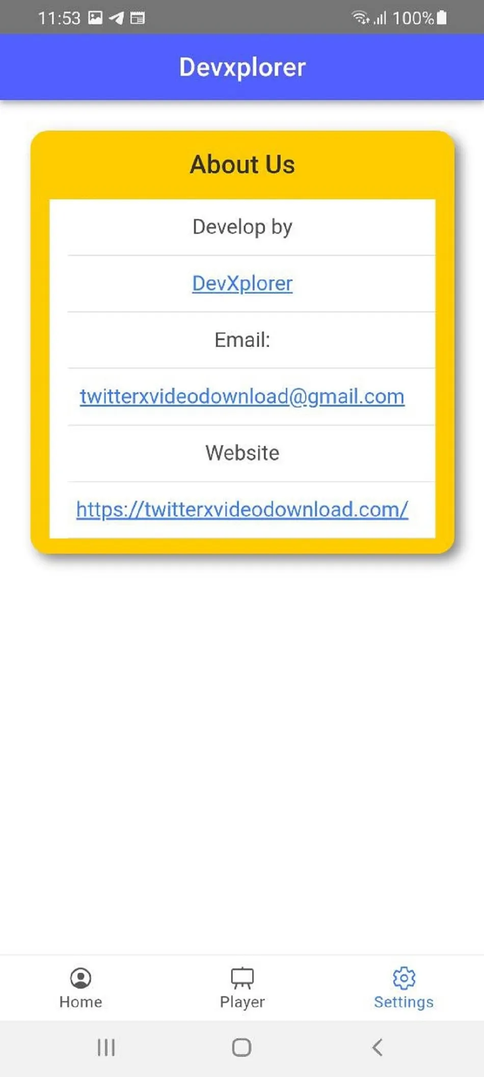 Video Downloader Twitter X | Indus Appstore | Screenshot