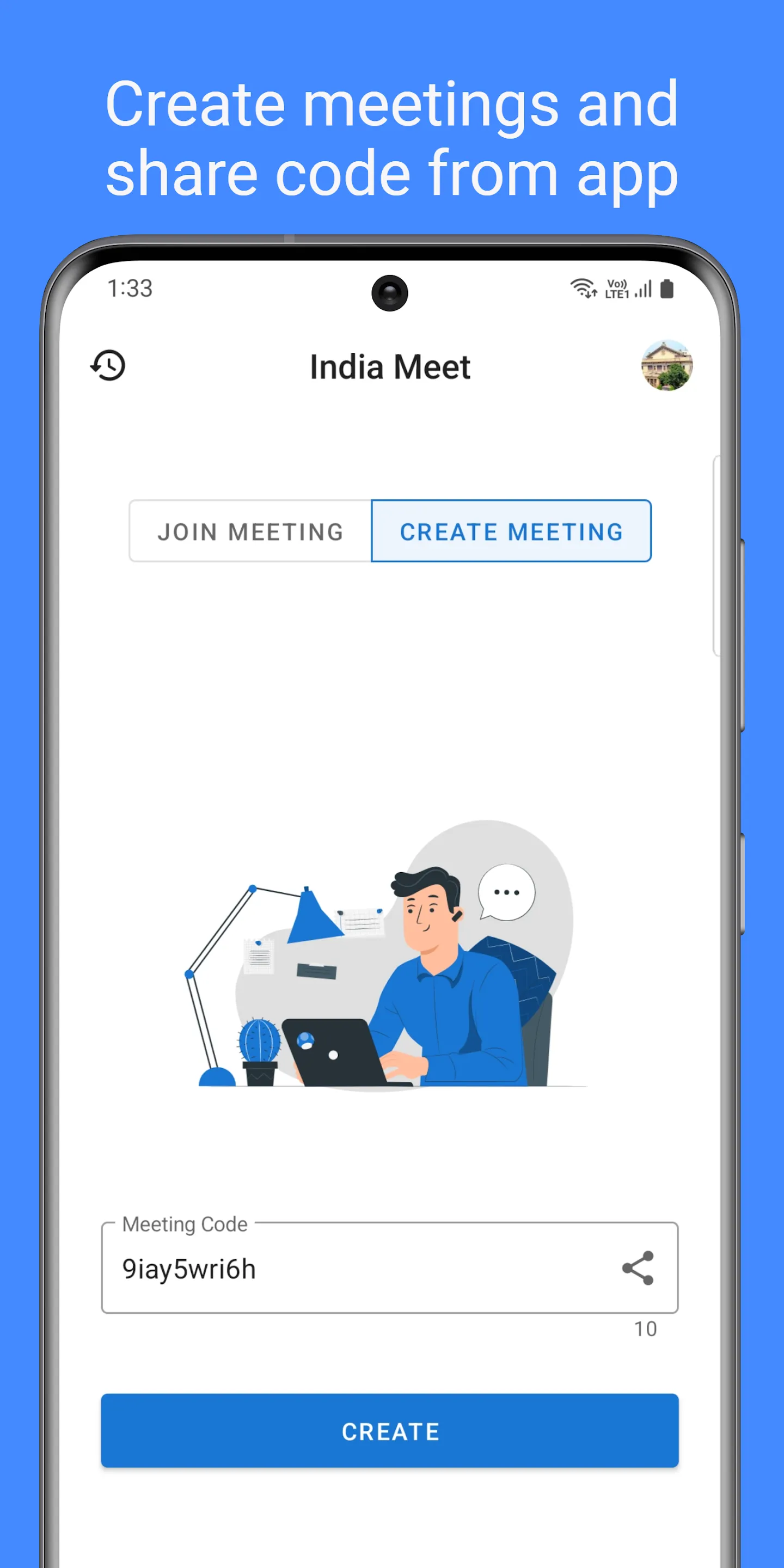 India Meet- Video Conferencing | Indus Appstore | Screenshot