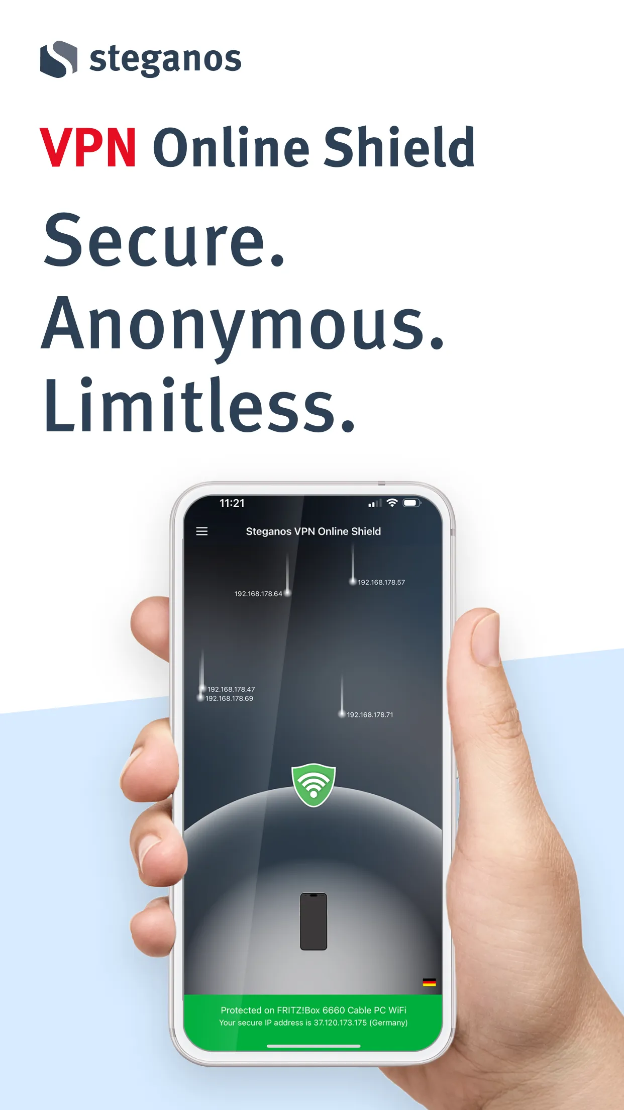 Steganos VPN Online Shield | Indus Appstore | Screenshot