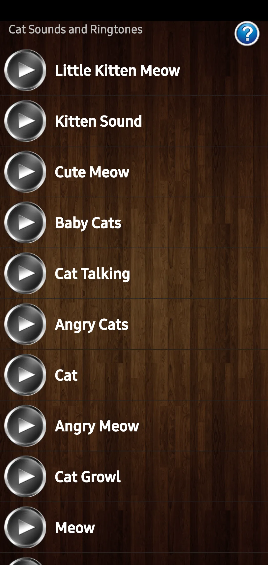 Cat Sounds and Ringtones | Indus Appstore | Screenshot