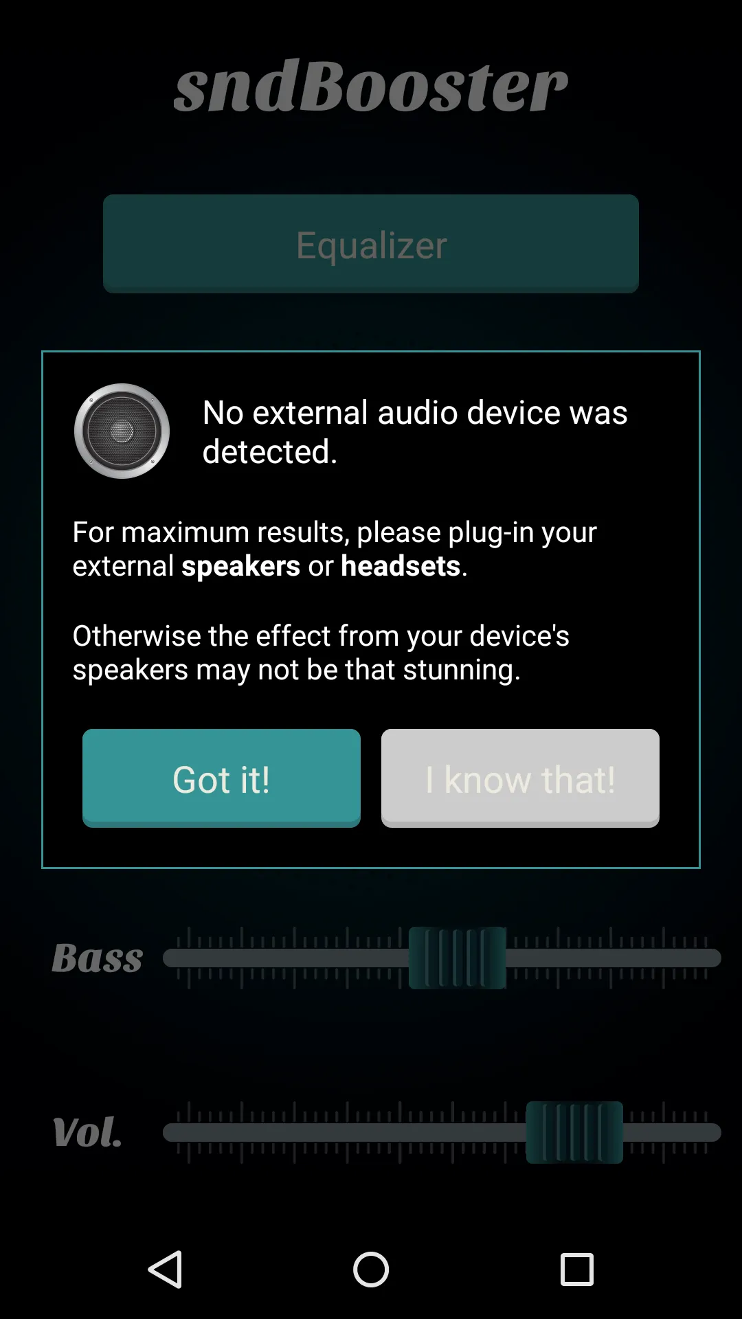 Easy Sound Booster | Indus Appstore | Screenshot