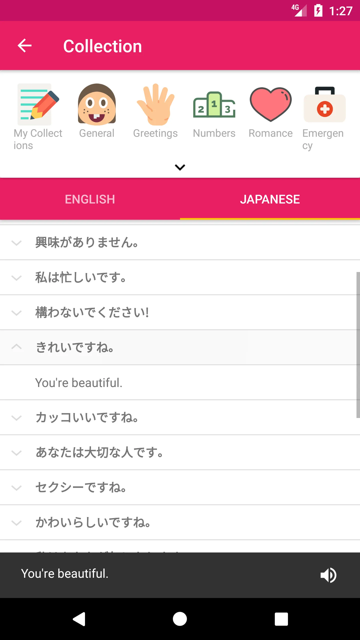 Japanese English Dictionary | Indus Appstore | Screenshot