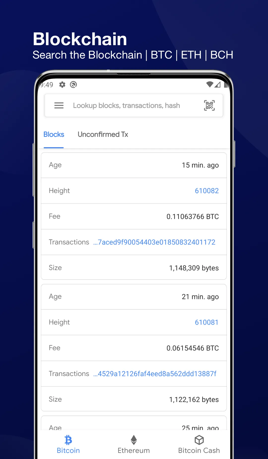 Blockchain Dashboard | Indus Appstore | Screenshot