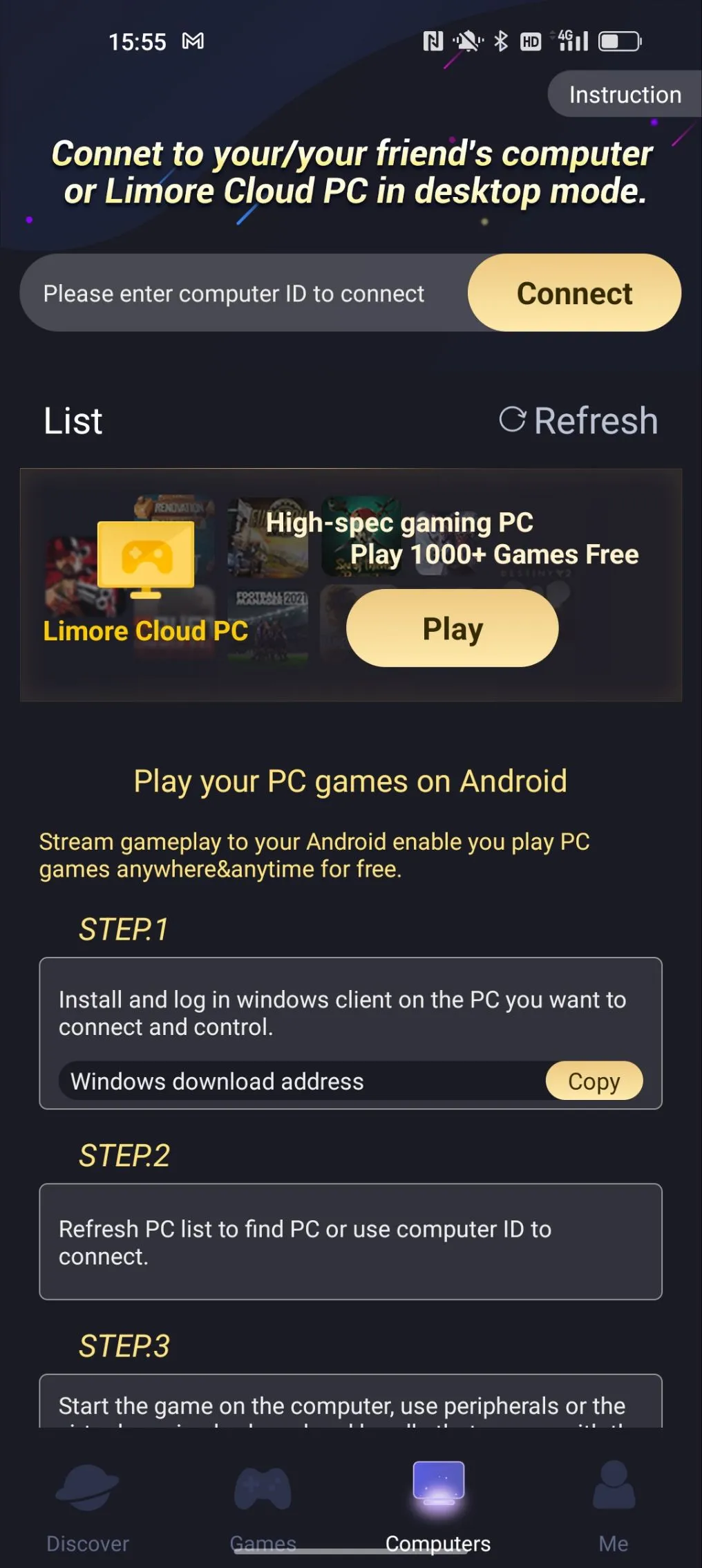 Limore Cloud Game | Indus Appstore | Screenshot