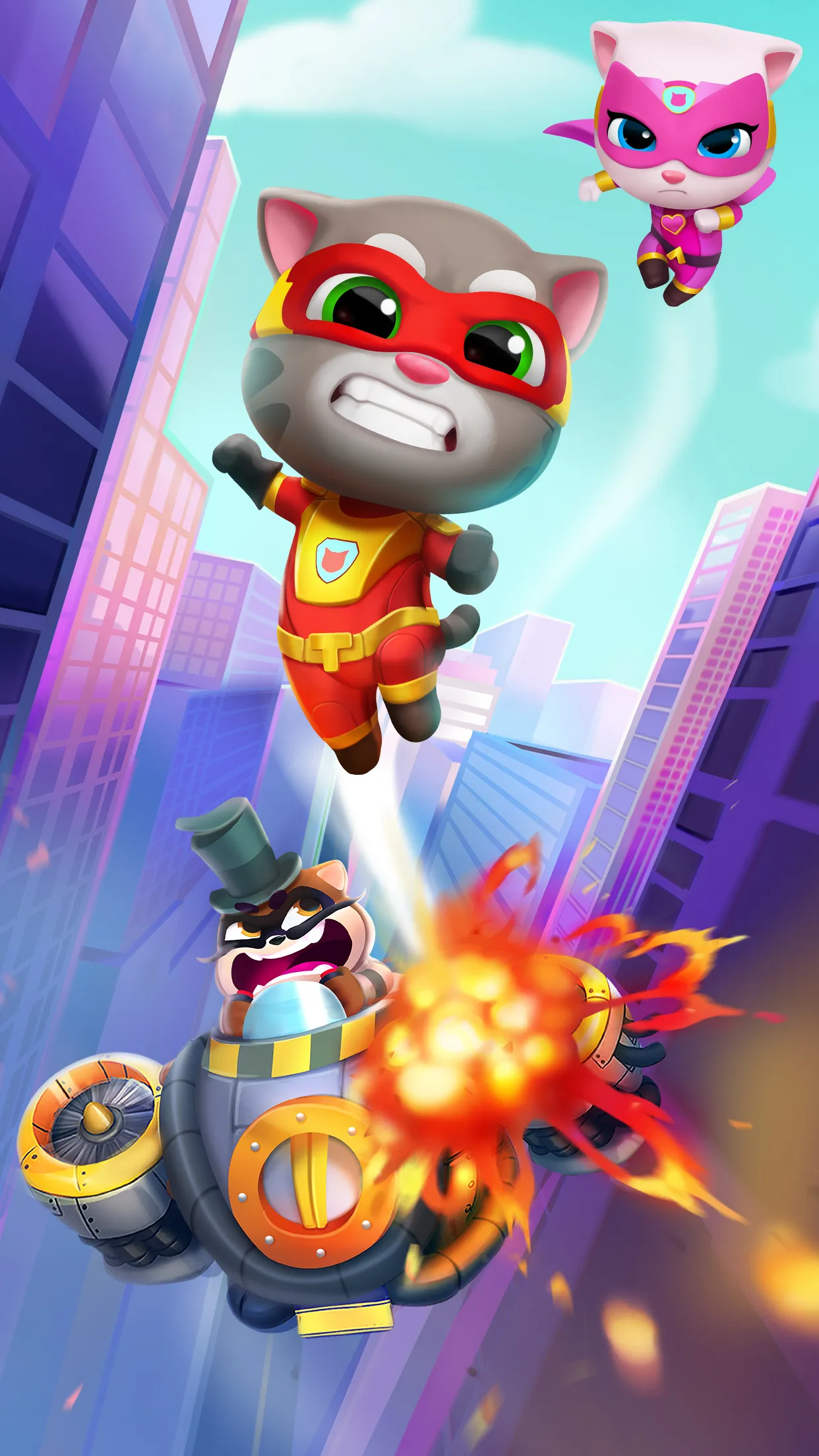 Talking Tom Hero Dash | Indus Appstore | Screenshot