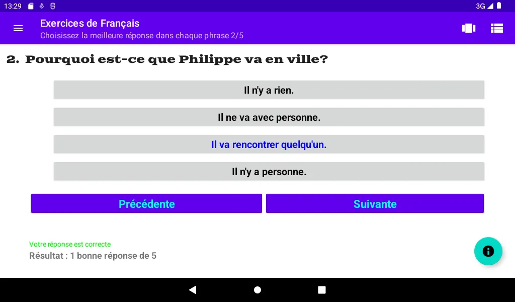 French Quiz App | Indus Appstore | Screenshot