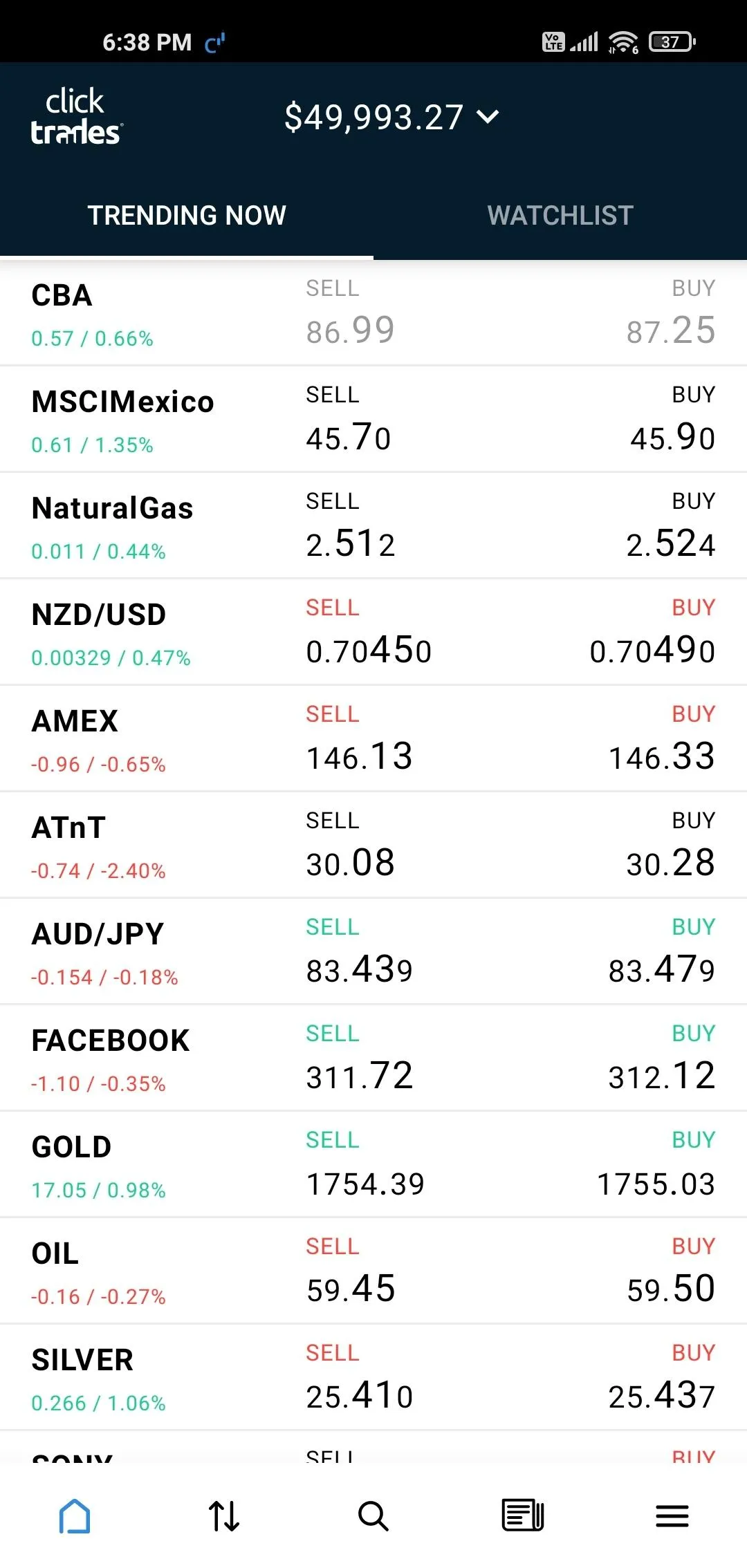 Clicktrades: Forex & CFD Onlin | Indus Appstore | Screenshot