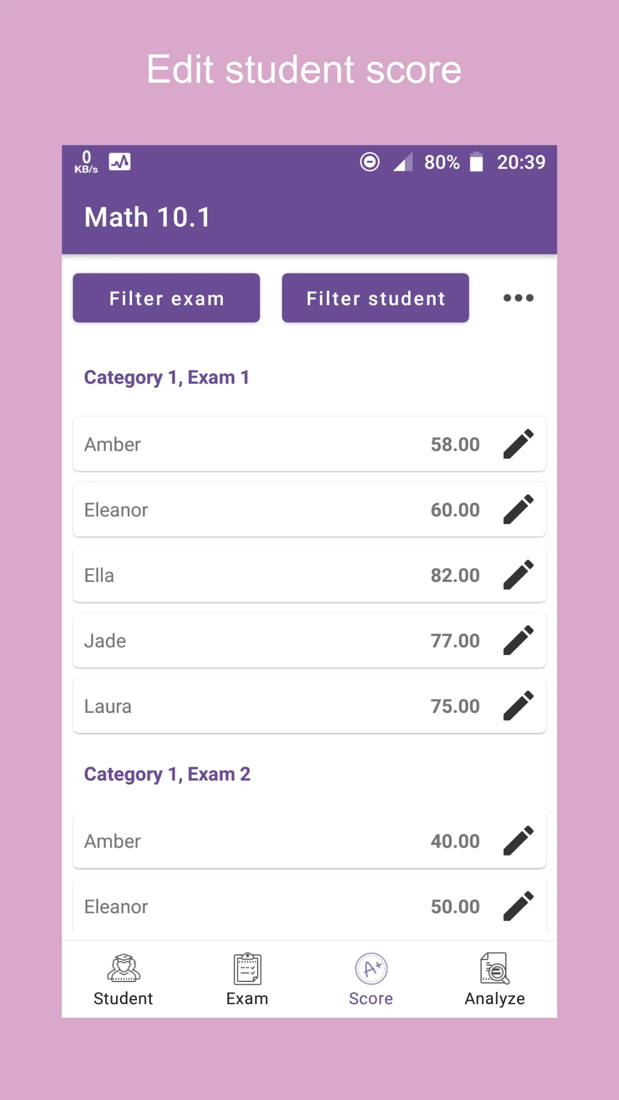 Scoredent - Teachers gradebook | Indus Appstore | Screenshot