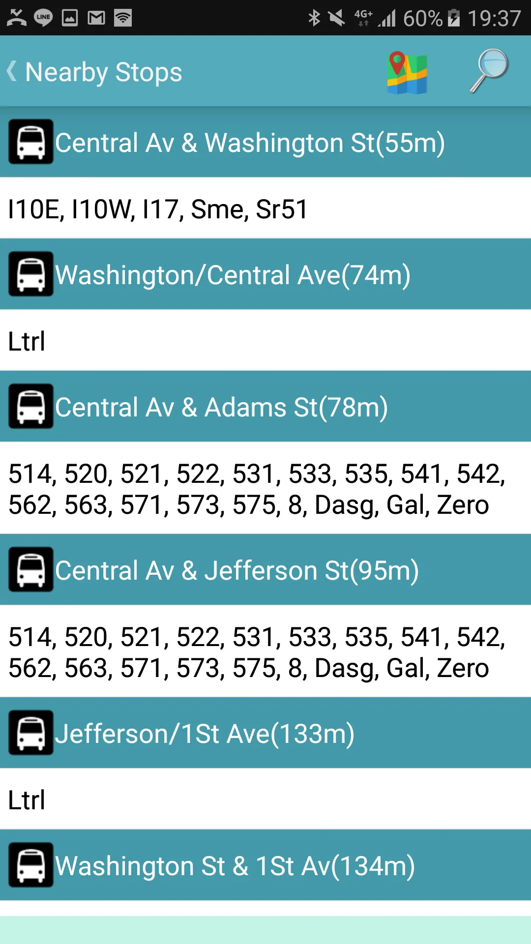 Phoenix Bus Timetable | Indus Appstore | Screenshot