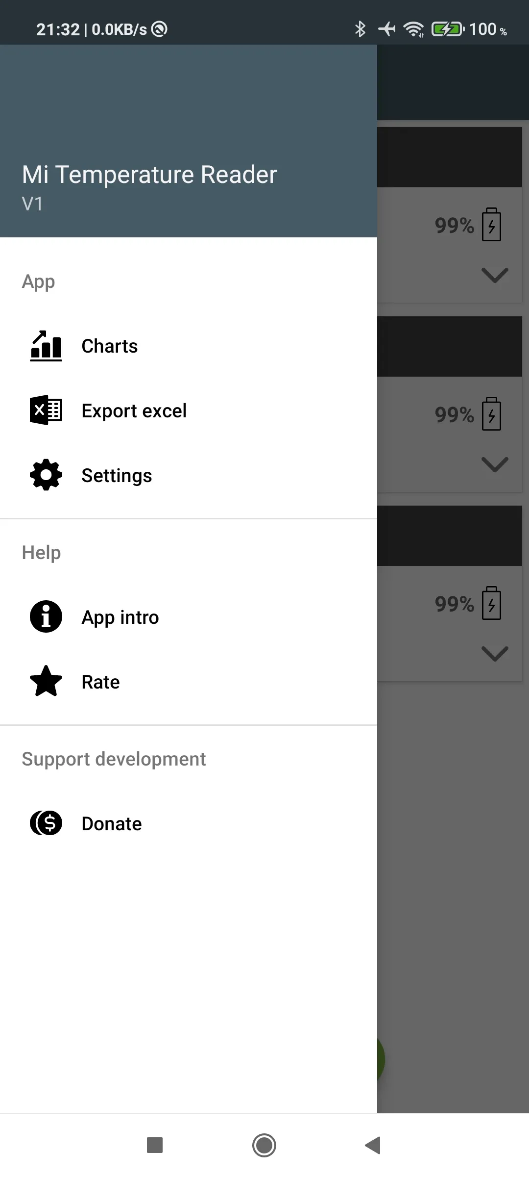 Mijia Temperature | Indus Appstore | Screenshot