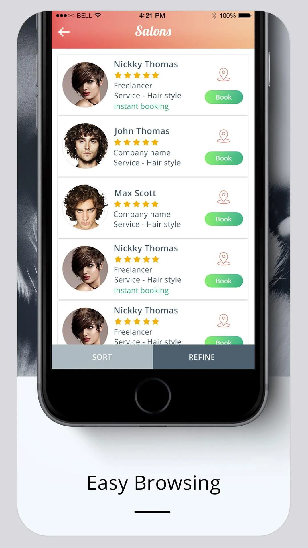 Salons | Indus Appstore | Screenshot