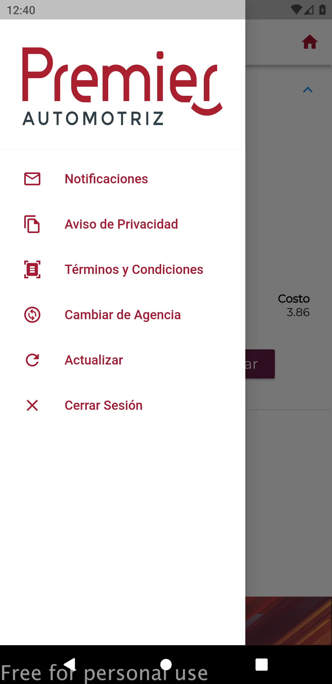 Mi Servicio Premier | Indus Appstore | Screenshot