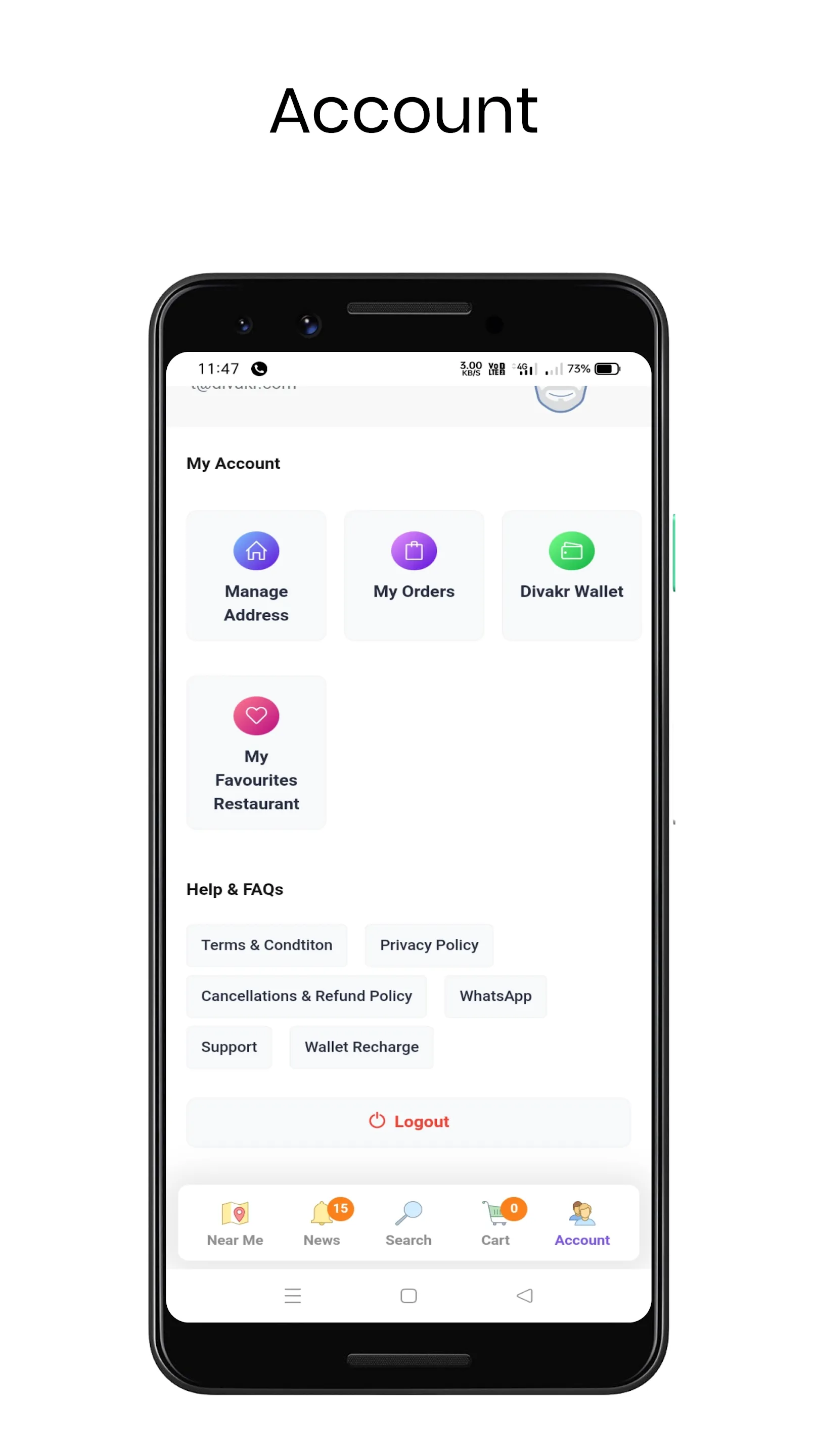 Divakr - Online Food Delivery | Indus Appstore | Screenshot
