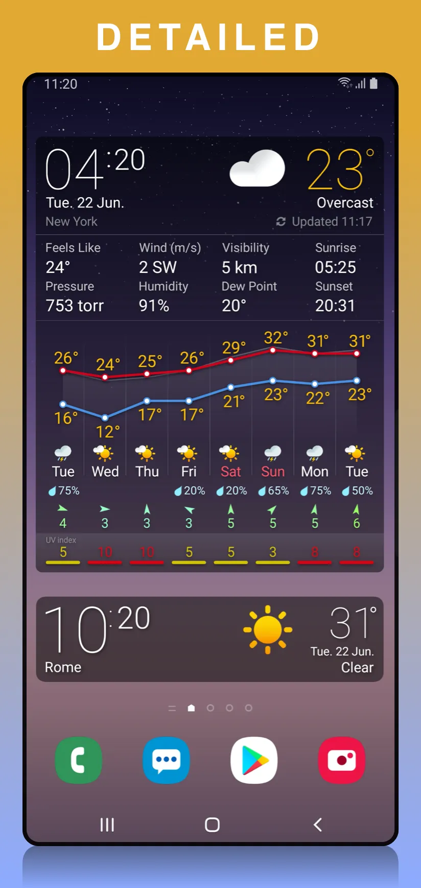 ONE METEO | Indus Appstore | Screenshot