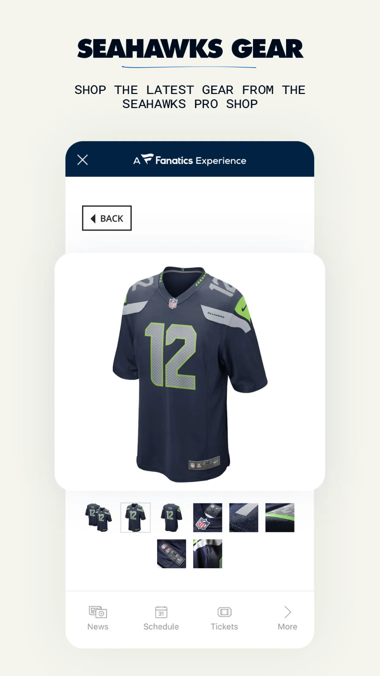 Seattle Seahawks Mobile | Indus Appstore | Screenshot