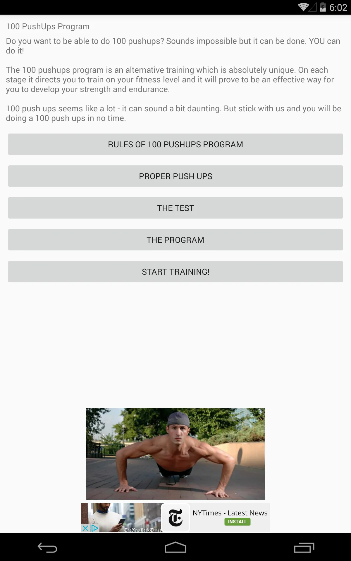 100 PushUps | Indus Appstore | Screenshot