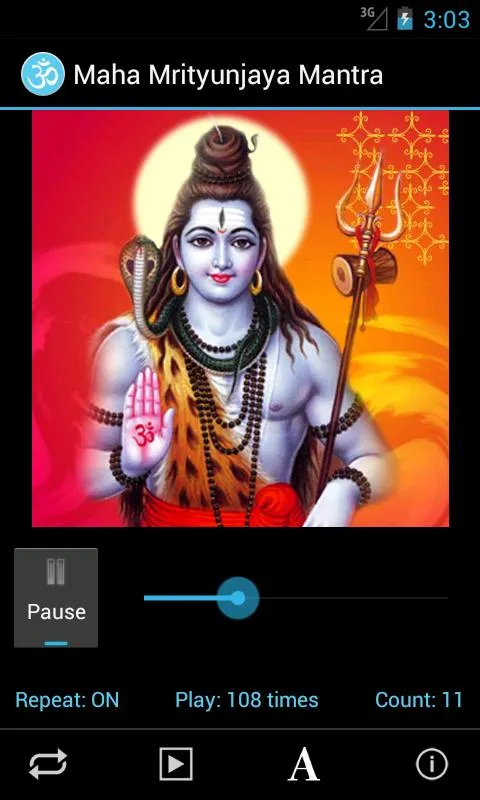 Maha Mrityunjaya Mantra | Indus Appstore | Screenshot