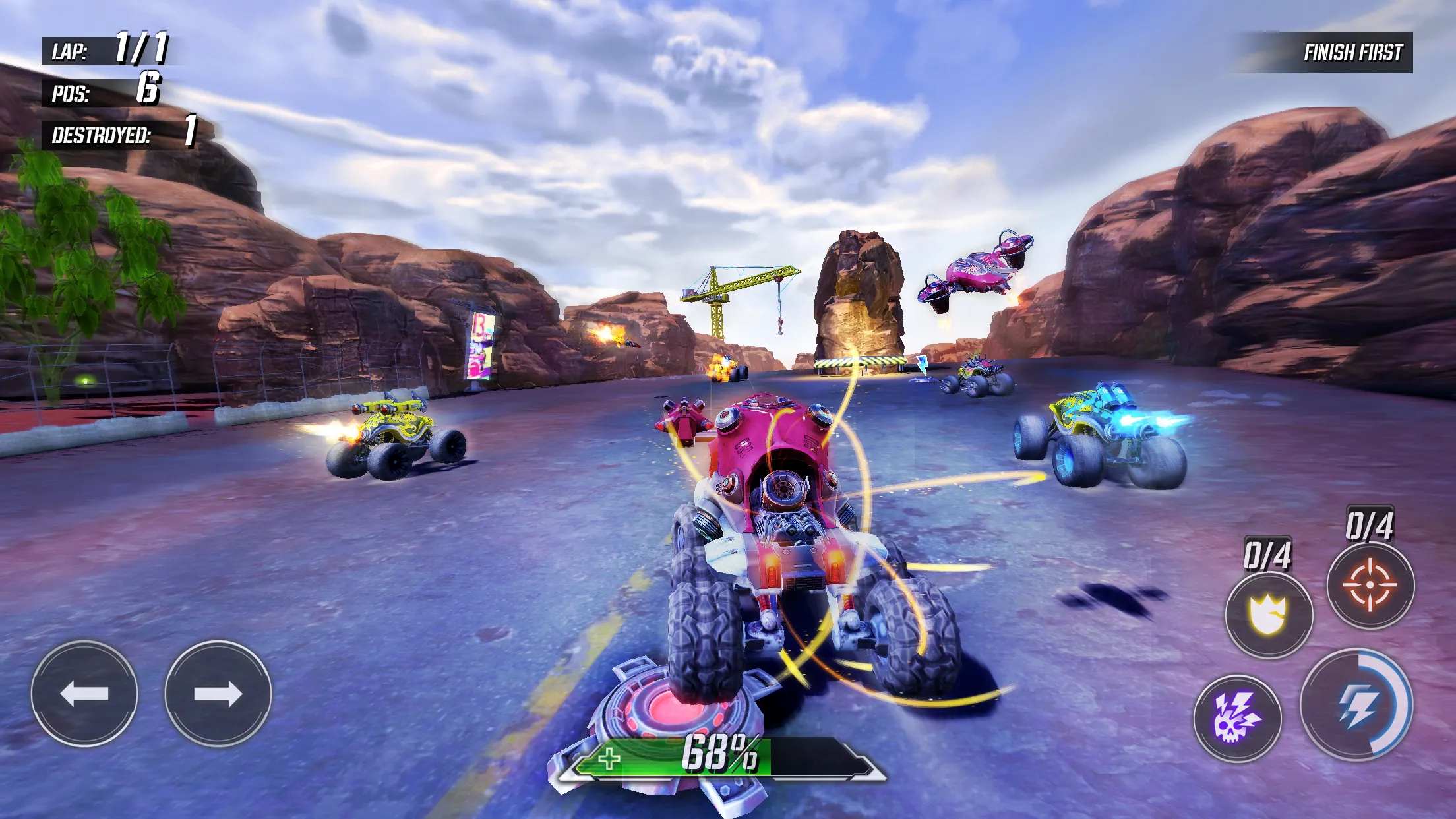 RACE: Rocket Arena Car Extreme | Indus Appstore | Screenshot