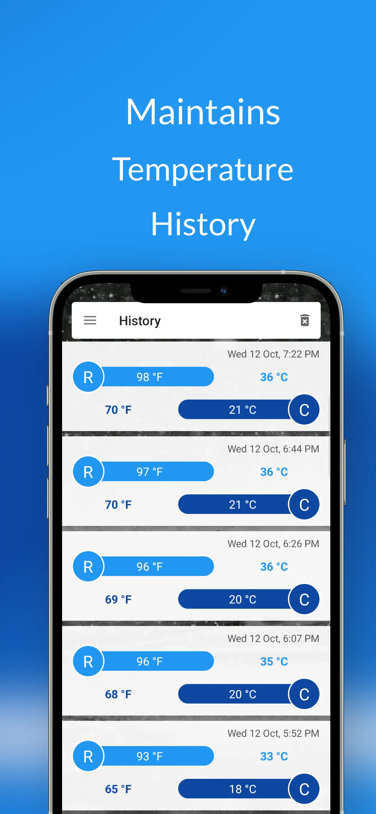 Room Temperature Thermometer | Indus Appstore | Screenshot