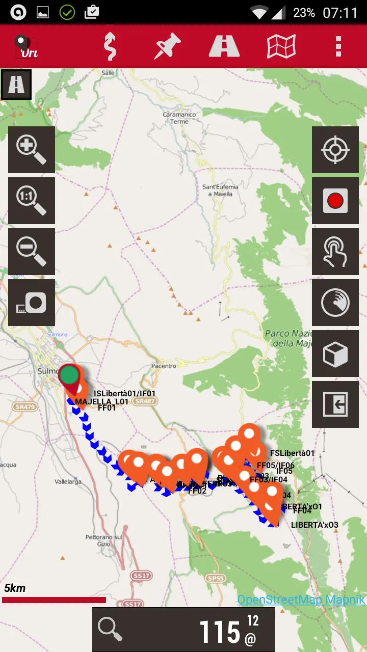 The trails of central Abruzzo | Indus Appstore | Screenshot